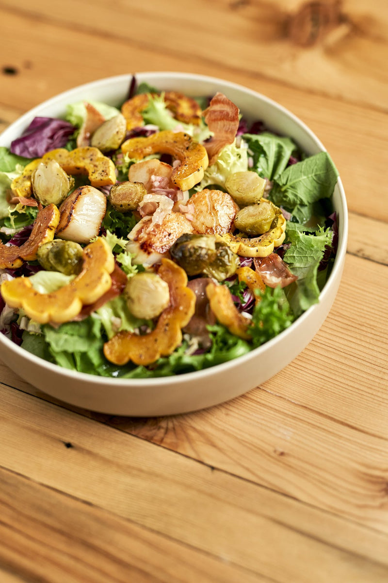 Warm Winter Salad With Seared Scallops, Prosciutto, and Blood Orange V – Luke's Lobster