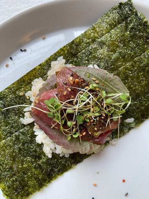 Seared Tuna Hand Rolls
&ndash;  Luke's Lobster