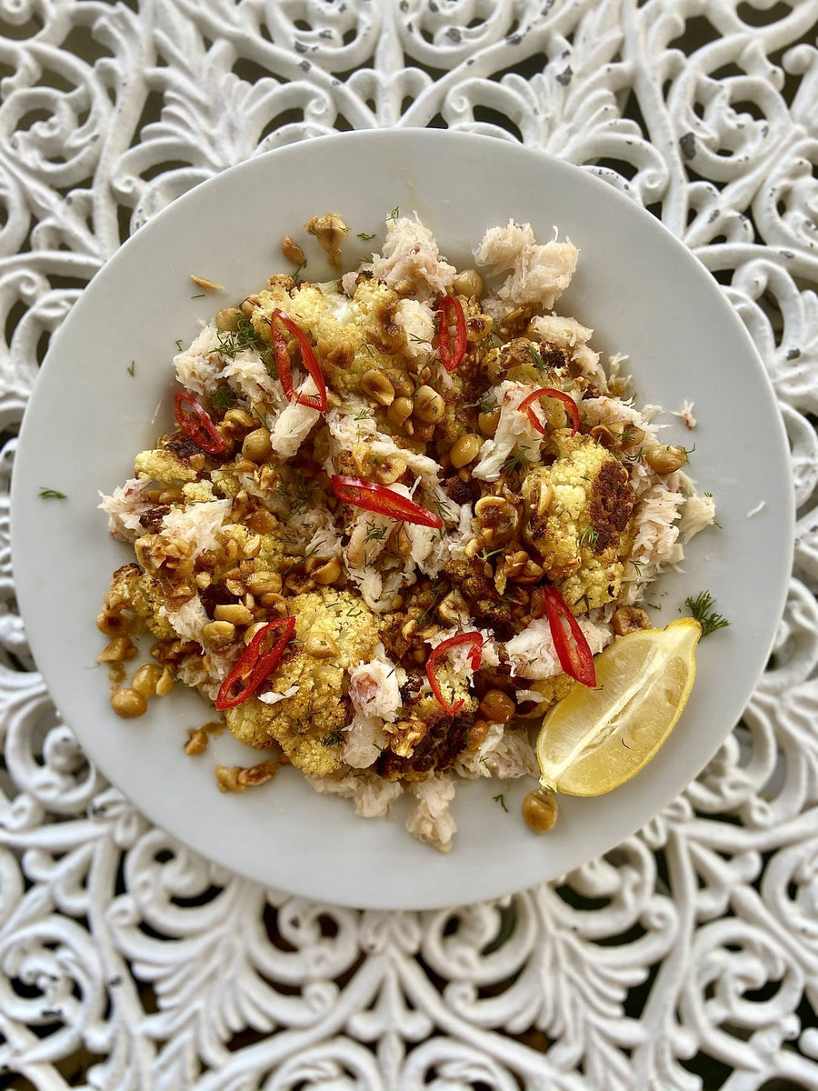 Cauliflower and Jonah Crab With Hazelnut Vinaigrette
&ndash;  Luke's Lobster