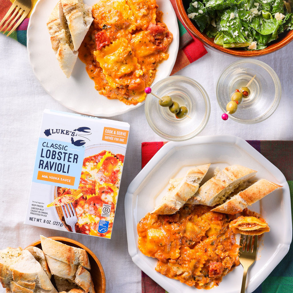 Lobster Ravioli Alla Vodka- Serves – Luke's Lobster