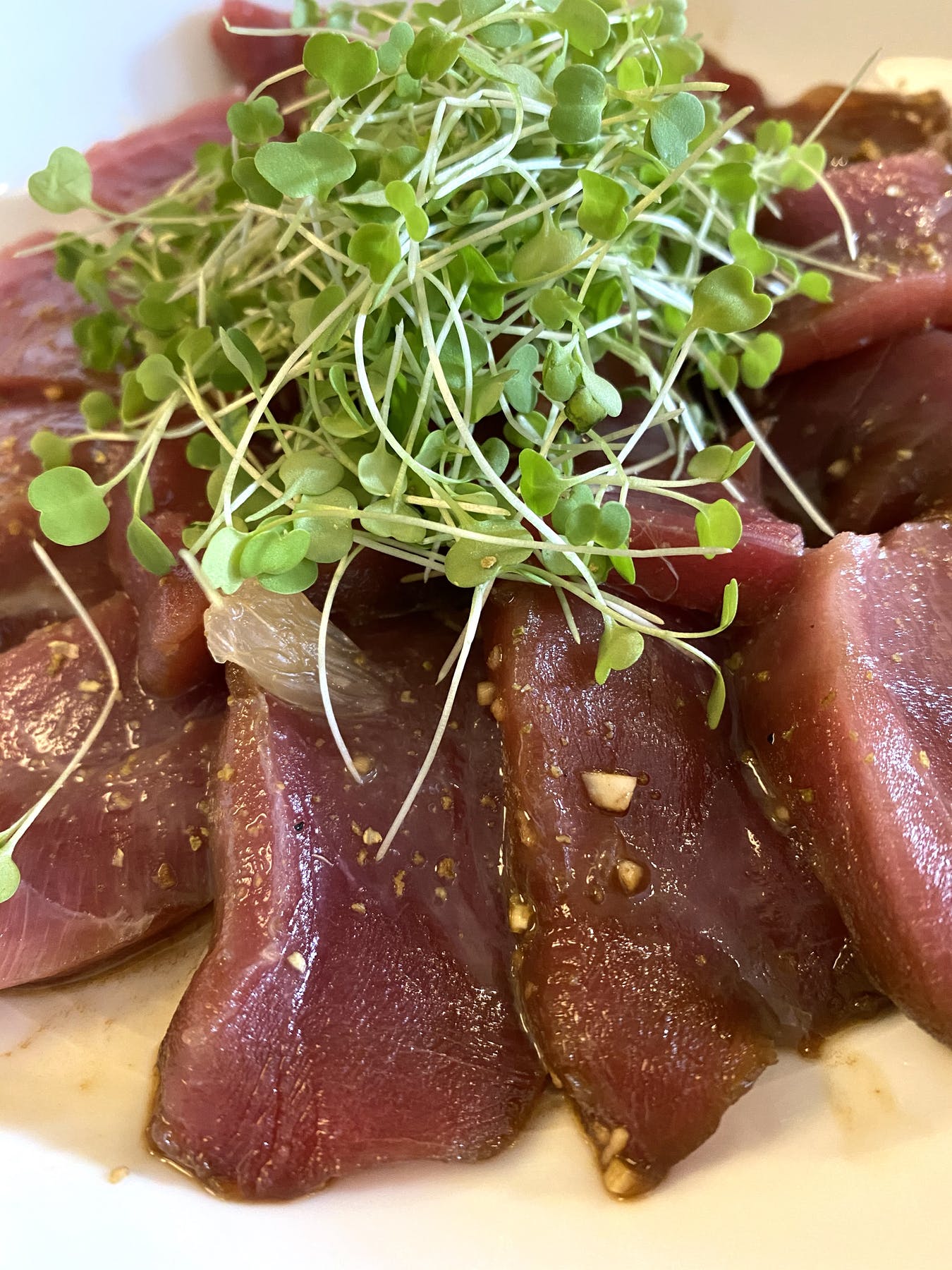 Marinated Tuna Sashimi