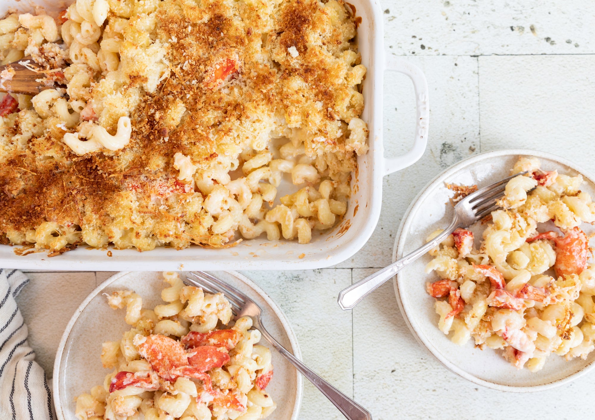 Oven-Baked Lobster Mac & Cheese