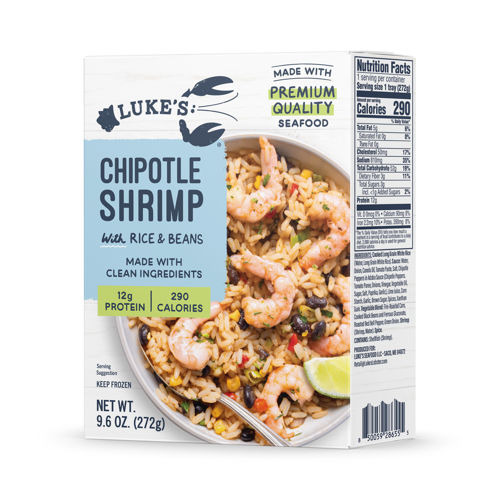 Load image into Gallery viewer, Chipotle Shrimp &amp; Rice - Serves 1
