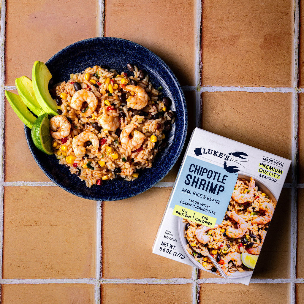 Load image into Gallery viewer, Chipotle Shrimp &amp; Rice - Serves 1
